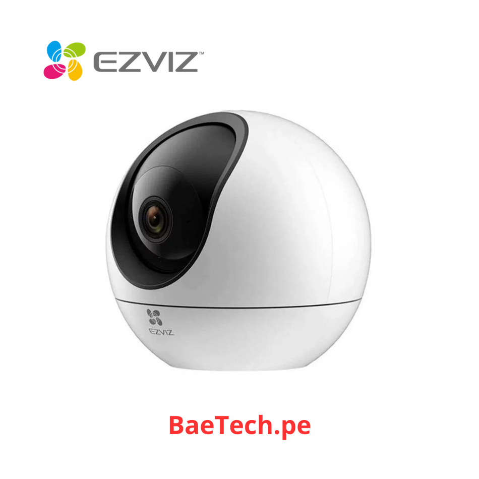 Camara de vigilancia wifi inalambrico EZVIZ C6 IP PT IA 360 2K 4mp microfono y parlante incorporado uso hogar interior vision nocturna 10m - CS-C6-A0-8C4WF