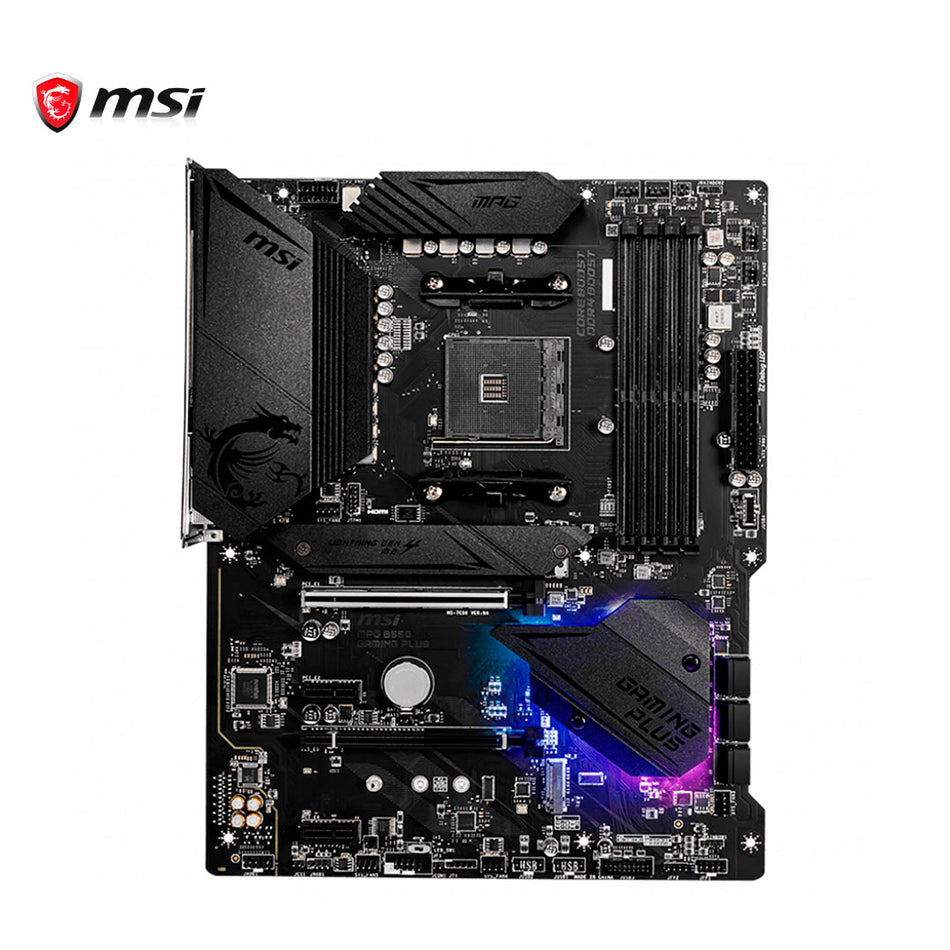 Placa base MSI MPG B550 GAMING PLUS AMD B550 AM4 Socket, HDMI, DP, USB 3.2 Gen 2