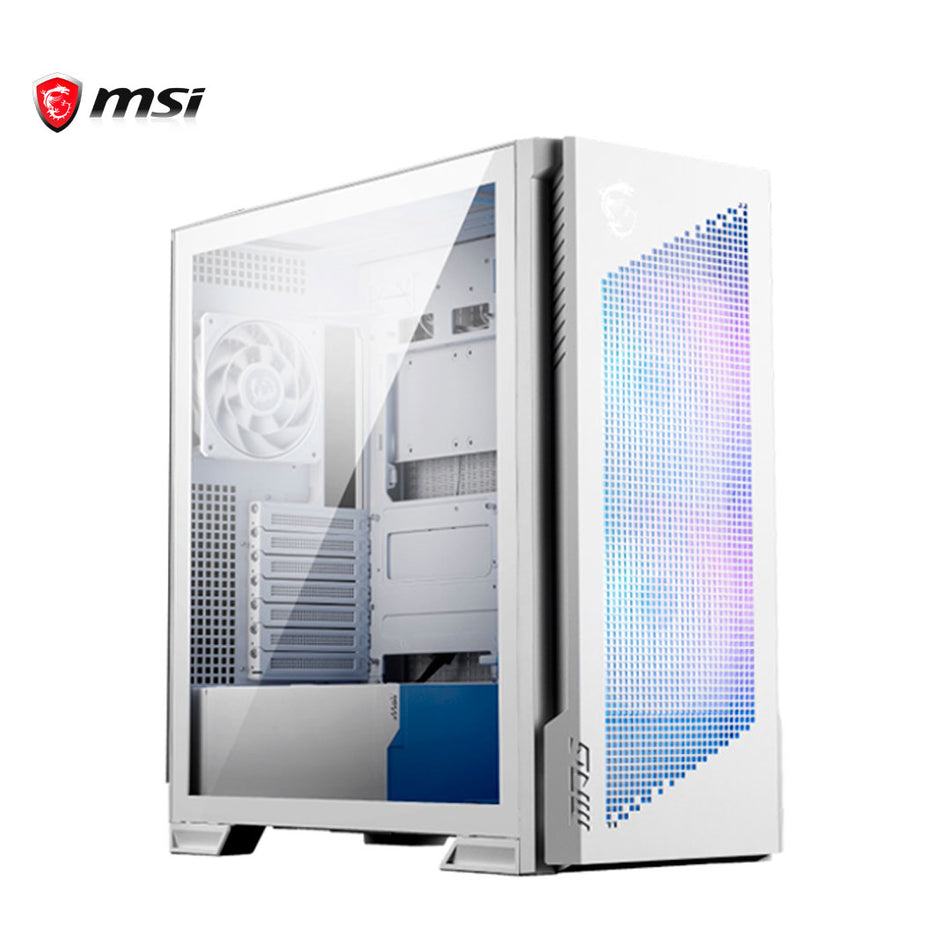 Case MSI MPG VELOX 300R AIRFLOW PZ / WHITE, Mid-Tower, Mini-ITX, Micro-ATX, ATX, EATX