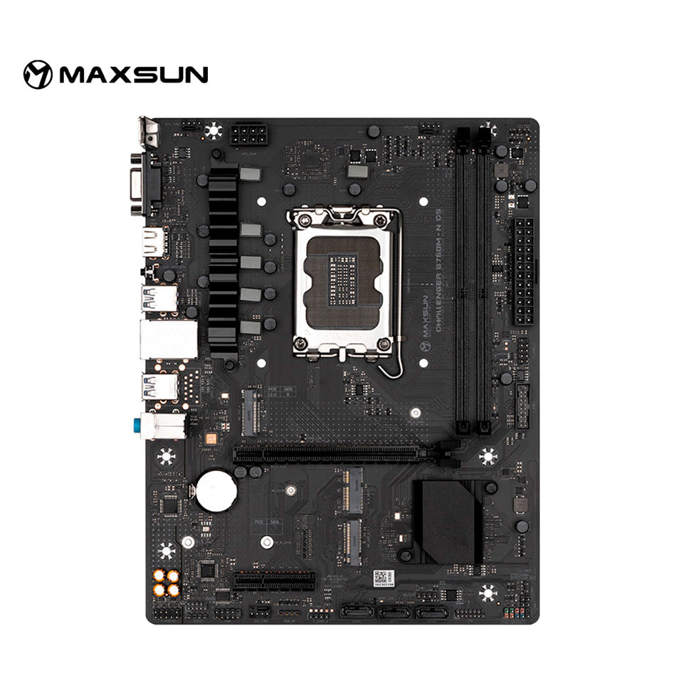 Placa base Maxsun Challenger B760M-N D5, chipset Intel B760, LGA1700, mATX