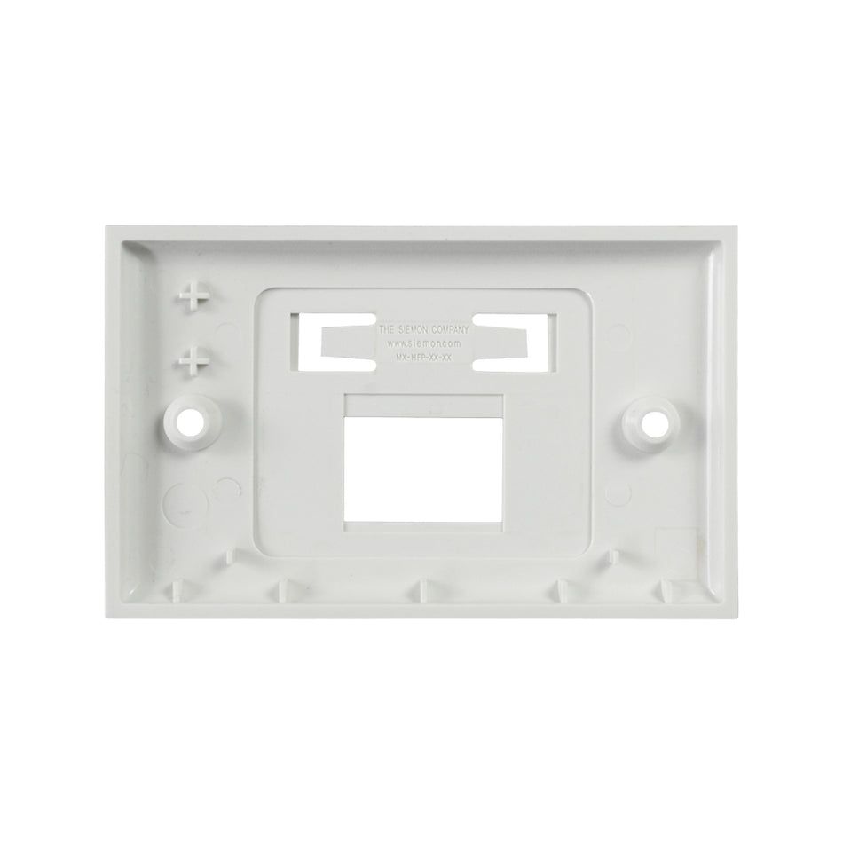 SIEMON MX-HFP-02-02B Faceplate Placa de Pared MAX Horizontal 2 puertos
