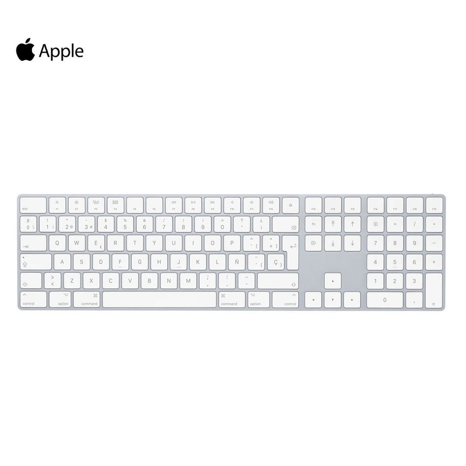 Teclado Apple Magic Keyboard (MXCJ3E/A) con teclado numérico Blanco