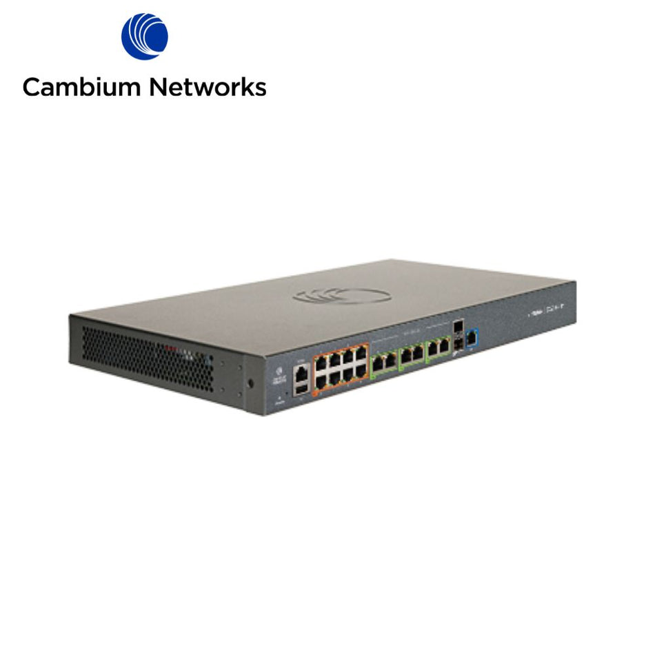 CAMBIUM CNMATRIX EX2016M-P, Switch Inteligente Ethernet PoE, 8X1G+6X2.5G+2XSFP+ - MXEX2016MXPA00