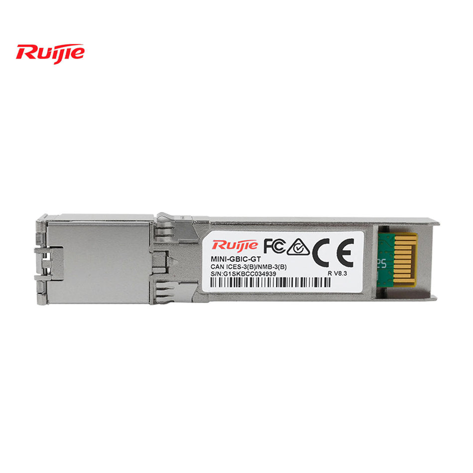 RUIJIE Mini-GBIC-GT Transceiver SFP a RJ45 Gigabit 100m 