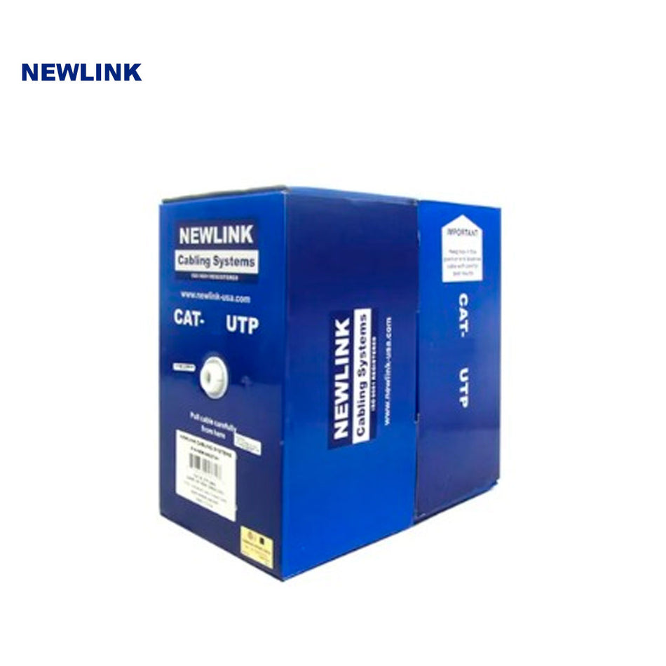 NEWLINK NEW-9805641-T CABLE UTP CAT5E 0.45mm INTERIOR CM 4 PARES GRIS 305M
