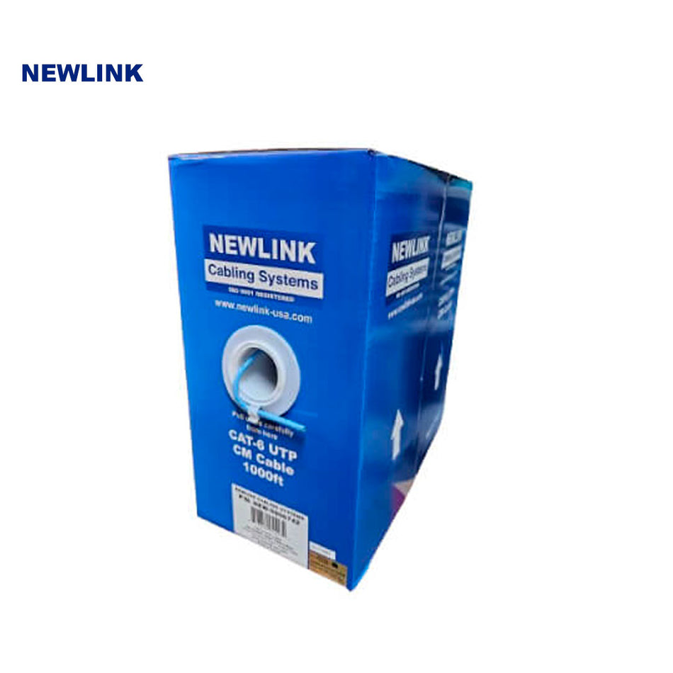 NEWLINK NEW-9806742 CABLE UTP CAT6 INTERIOR 4 PARES 23AWG AZUL 305M UL