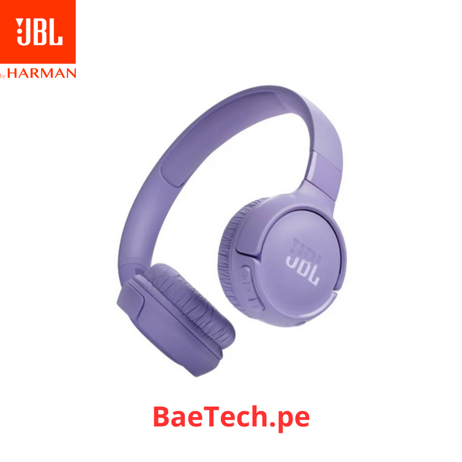 JBL Tune 520BT Auriculares Inalámbricos On-Ear Morado - JBLT520BTPURAM