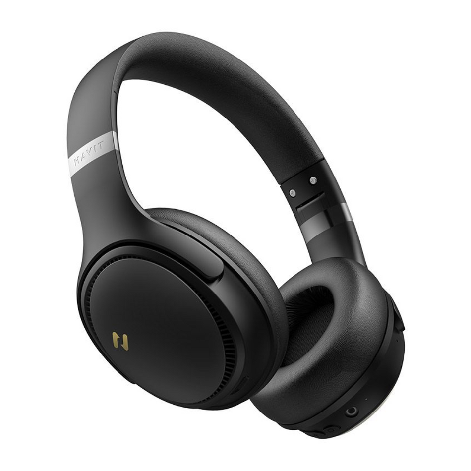HAVIT H630BT - AUDIFONOS INALAMBRICOS NEGRO - BT 5.3 - DURACION BATERIA 55 HRS.