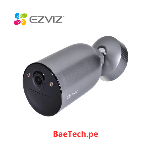 Camara de vigilancia wifi inalambrico EZVIZ EB3 IP tubo IA con bateria full hd 1080 2mp uso hogar exterior parlante y microfono incorporado vision nocturna 10m alerta luz y sirena- CS-EB3-R100-2C3WFL