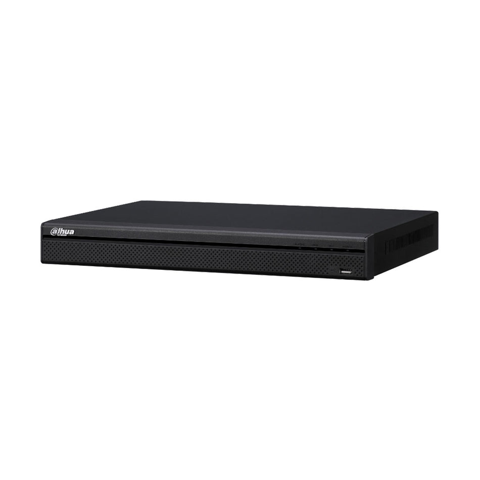 DAHUA NVR4216-16P-4KS2/L - GRABADOR NVR 16CH | Hasta 8MP | TASA Bits 128Mbps | 2 HDD | P2P | ONVIF | 16 puertos PoE