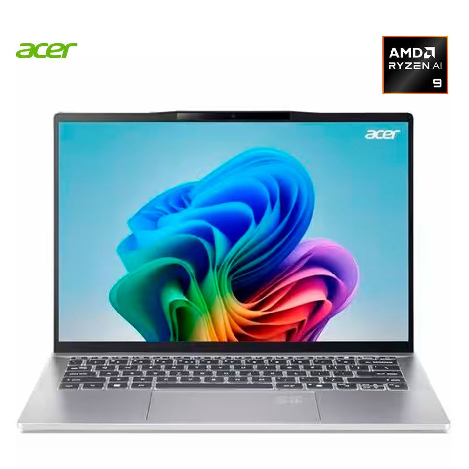 Laptop Acer SF14-61T-R67L AMD R9 AI 365 RAM 32GB LPDDR5 1TB SSD Video Integrado IPS 14" FHD Plata