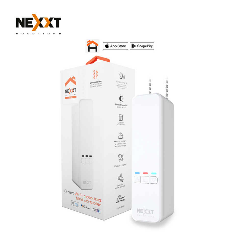NEXXT SOLUTIONS NHA-B100 CONTROLADOR INTELIGENTE MOTORIZADO PARA PERSIANAS WIFI.