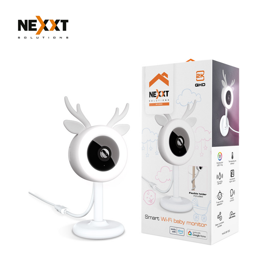 NEXXT NHC-B100 - CAMARA MONITOR INTELIGENTE WI-FI PARA BEBÉ