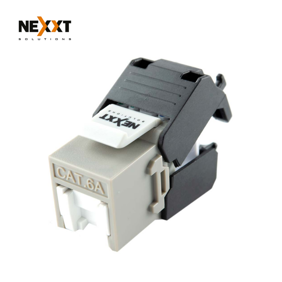 NEXXT NXK-UTG00 CONECTOR JACK RJ45 HEMBRA CAT6A GRIS