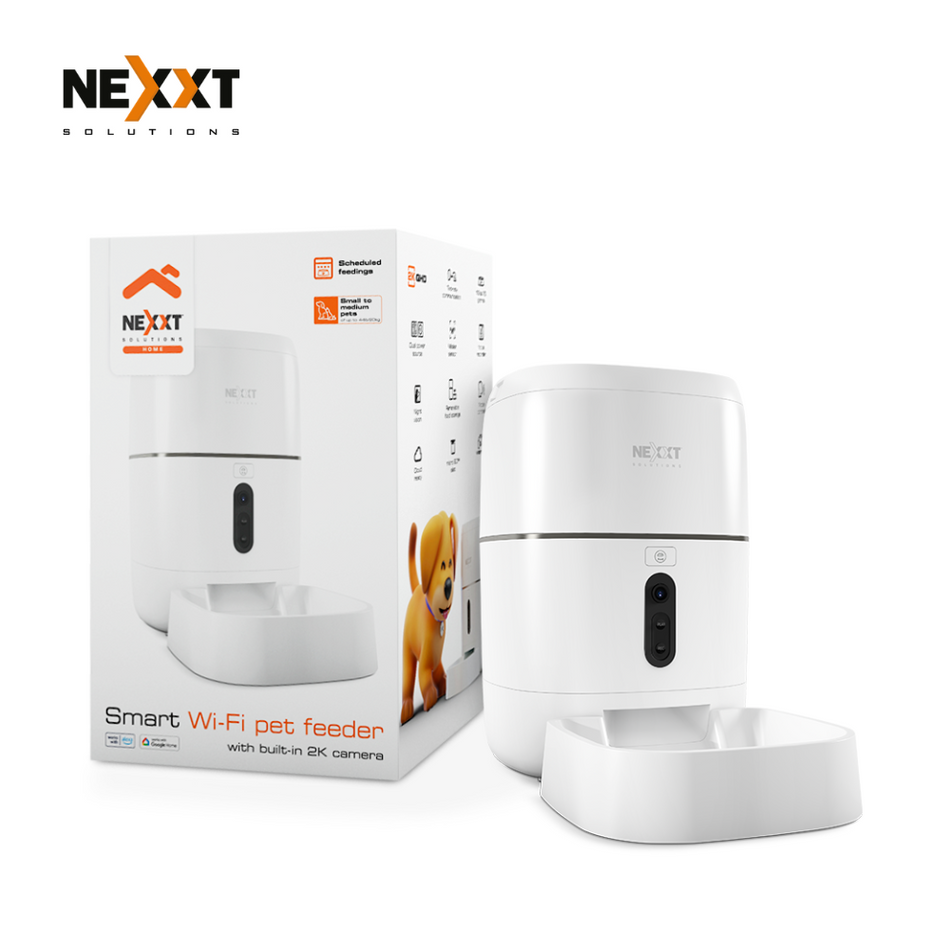 NEXXT NHA-P610 DISPENSADOR DE ALIMENTO INTELIGENTE CON WI-FI Y CAMARA INTEGRADA