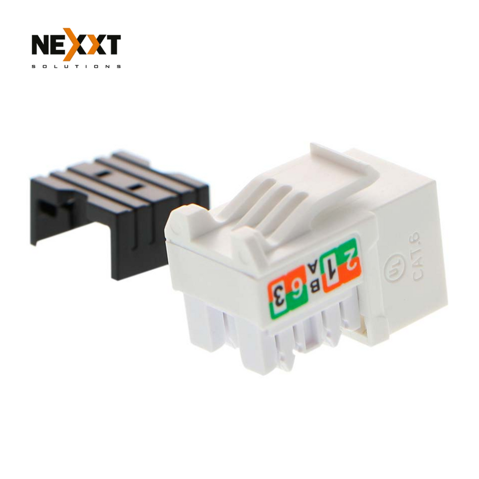 JACK NEXXT SOLUTIONS DE RED CAT6, RJ-45, BLANCO - PCGKJC6TYRJWH