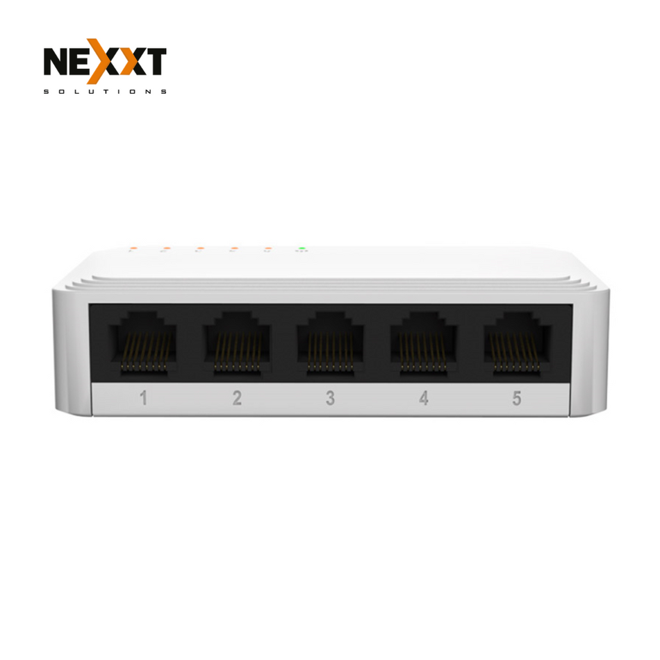 SWITCH NEXXT NSW-N501G DE 5 PUERTOS GIGABIT 10/100/1000
