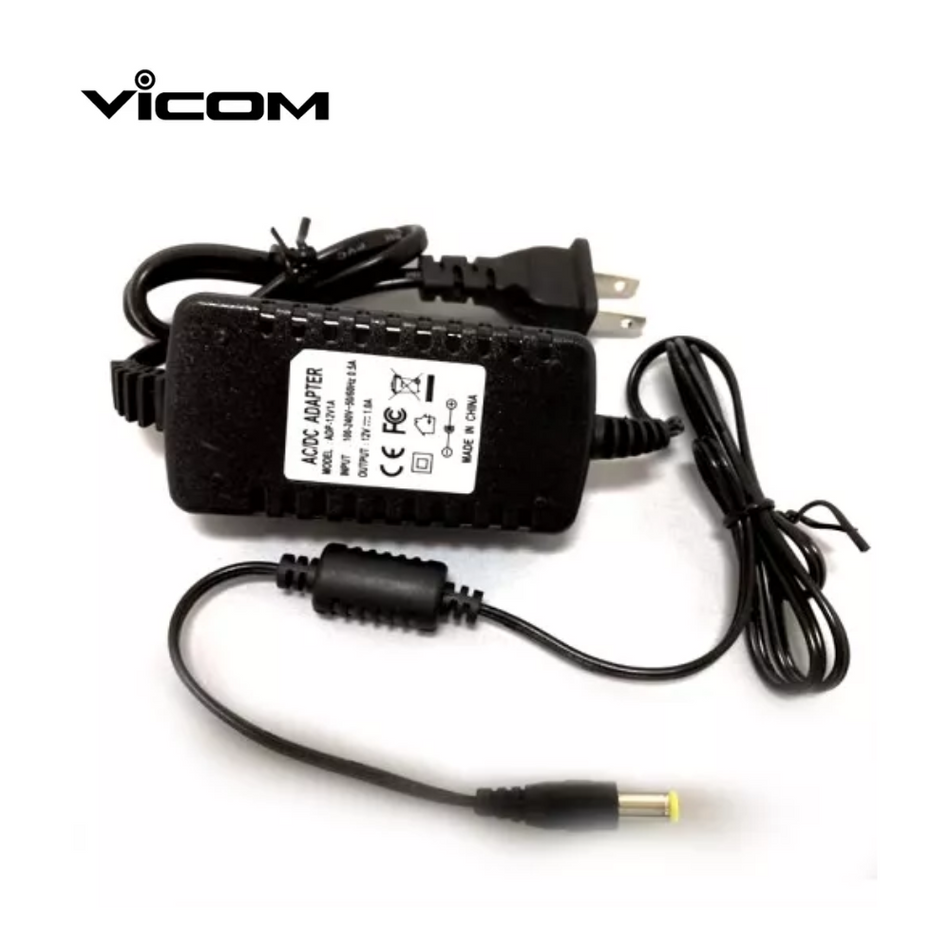 VICOM ADP-12V1A FUENTE 12V 1AMP