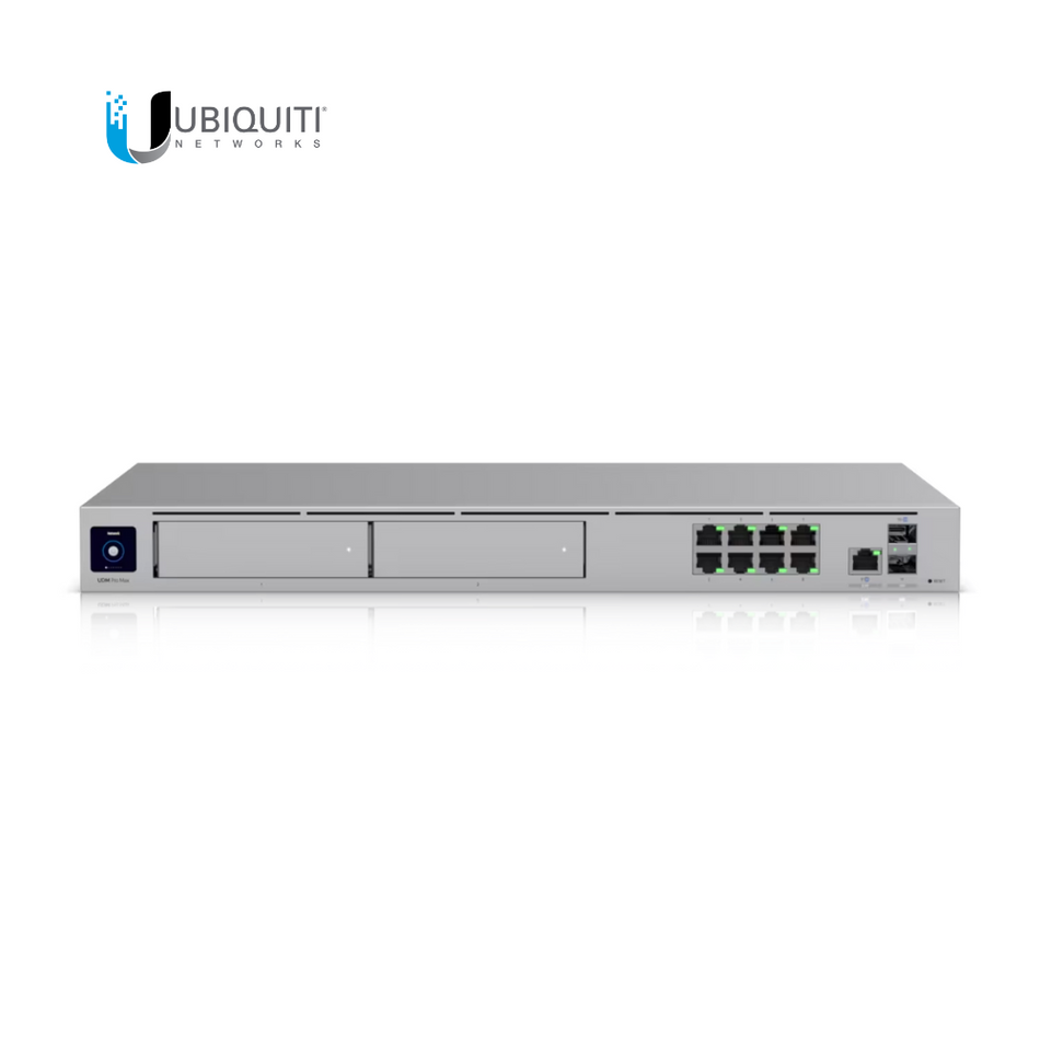UBIQUITI UDM-PRO-MAX - SWITCH ADMINISTRABLE INTELIGENTE, 8 PUERTOS, 5GBPS