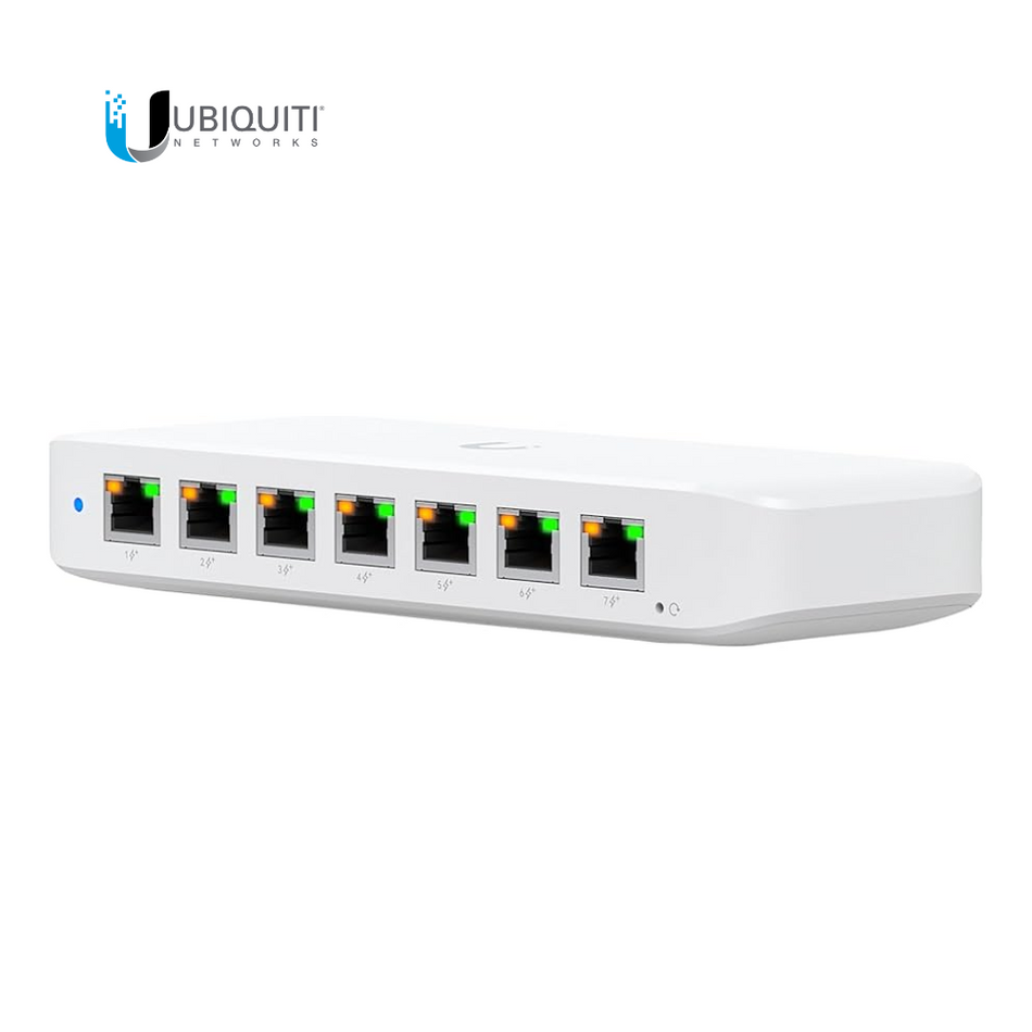 UBIQUITI USW-ULTRA - LAYER 2, 8-PORT GBE POE SWITCH DE HASTA 42W AGREGANDO U-POE++