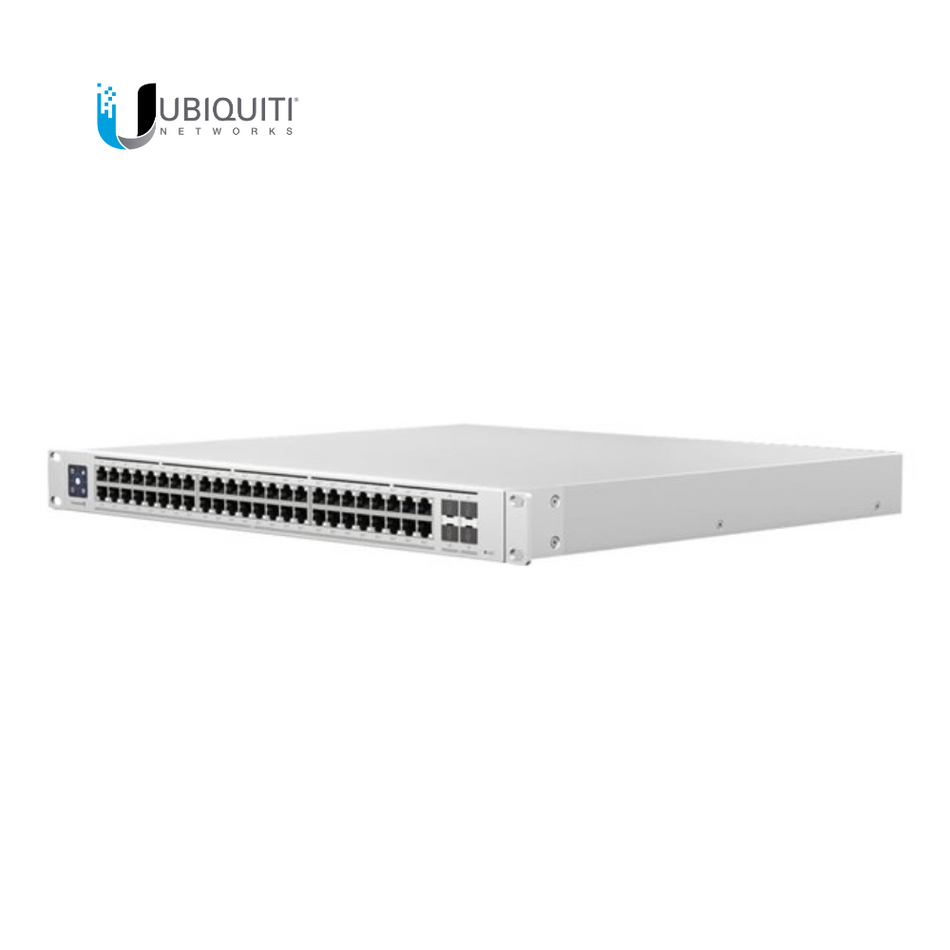 UBIQUITI USW-ENTERPRISE-48-POE SWITCH 48 PUERTOS POE CONMUTADOR ADMINISTRABLE CAPA 3, 4SFP+, PUERTOS GIGA