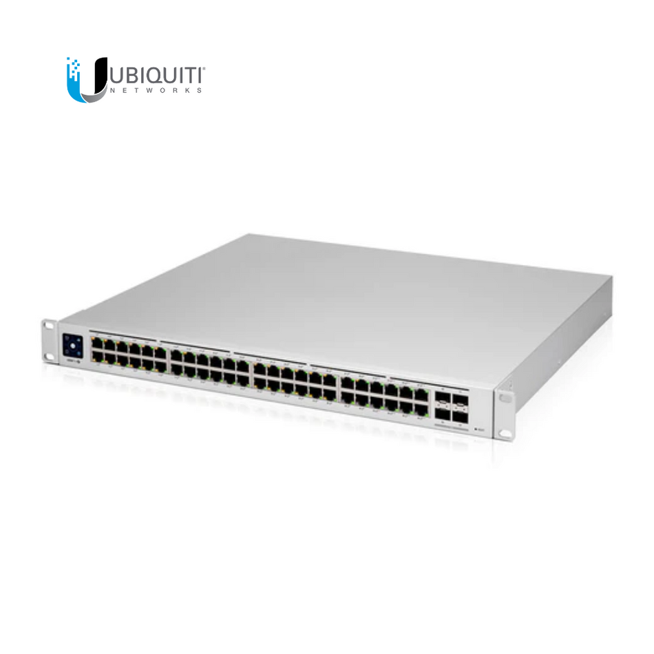UBIQUITI USW-48-POE (195W) SWITCH UNIFI 48 PUERTOS 32 POE 4 SFP