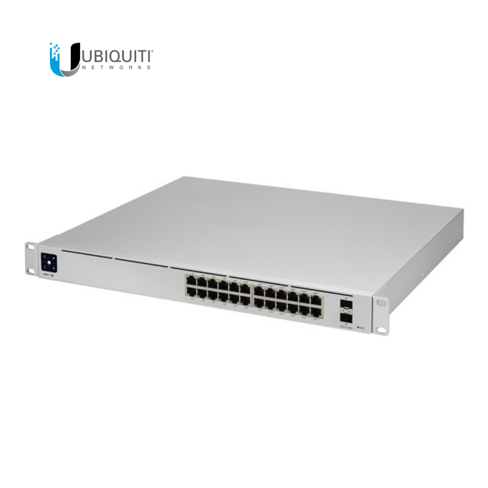 UBIQUITI USW-PRO-24-POE (400W) SWITCH UNIFI CAPA 3 DE 24 PUERTOS POE 802.3AT/BT + 2 PUERTOS 1/10G SFP+, 400W