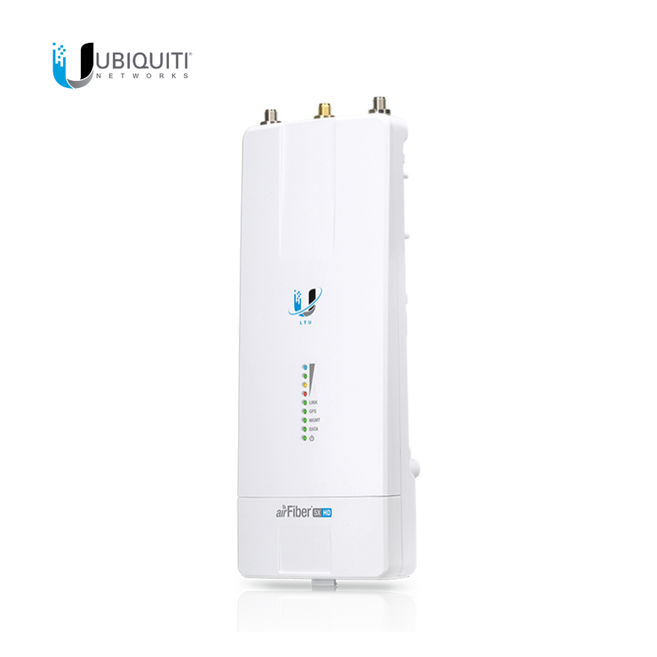 UBIQUITI AF-5XHD AIRFIBER RADIOENLACE DE BACKHAUL CONECTORIZADO DE ALTA CAPACIDAD, CON TECNOLOGÍA LTU AIRFIBER HASTA 1 GBPS, 5 GHZ