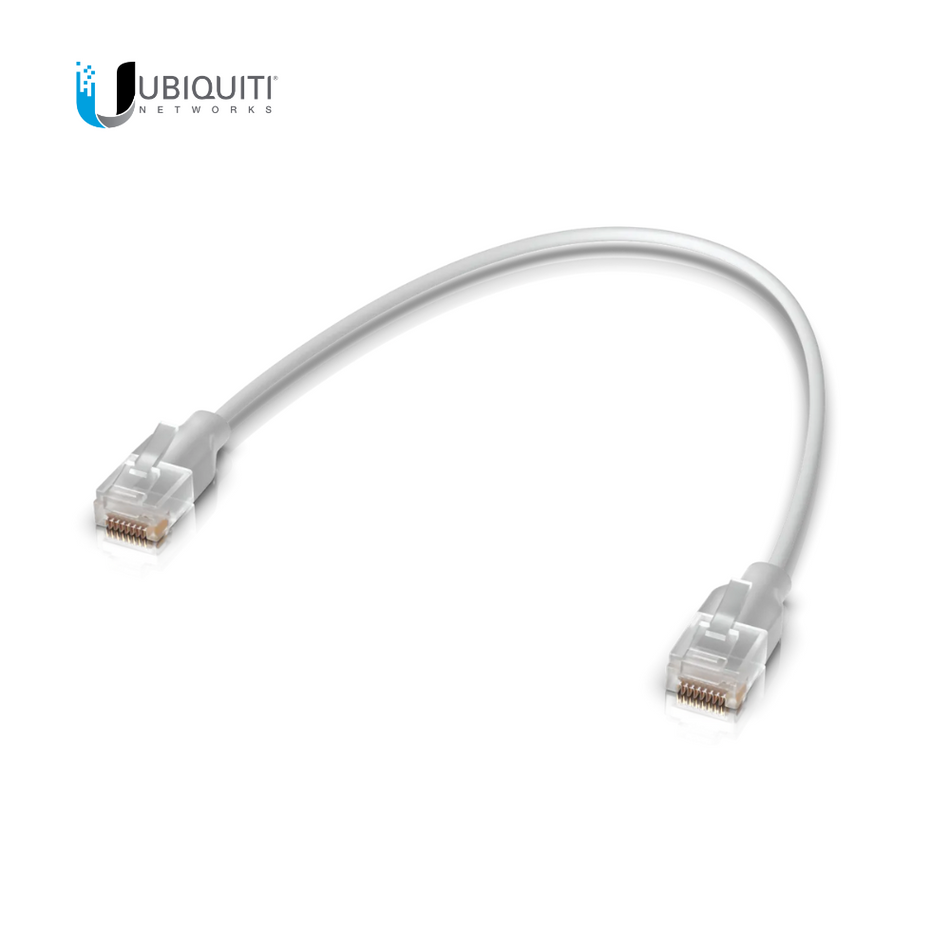 UBIQUITI UACC-CABLE-PATCH-EL-0.15M-W - CABLE DE CONEXIÓN UNIFI ETHERLIGHTING, RJ45 CON FUNDA TRANSLÚCIDA PARA UN BRILLO ETHERLIGHTING ÓPTIMO