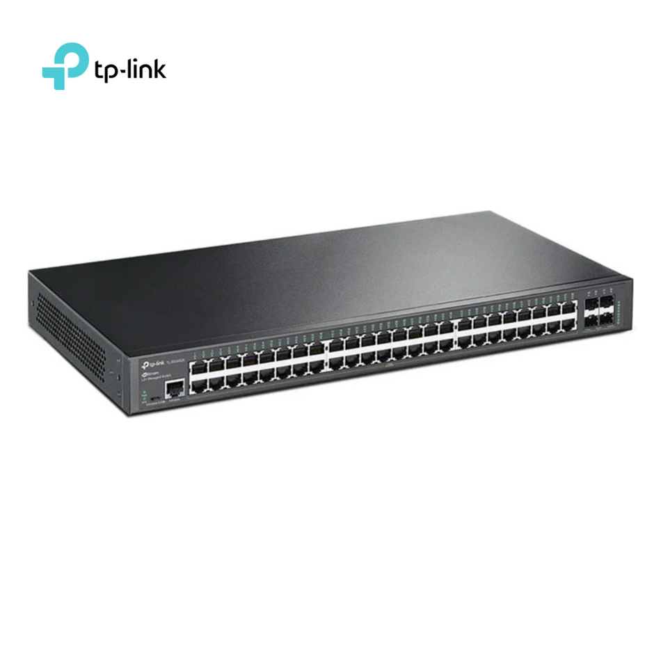 TP-LINK SG3452X SWITCH OMADA 48 PUERTOS GIGABIT 4SFP 10GE L2