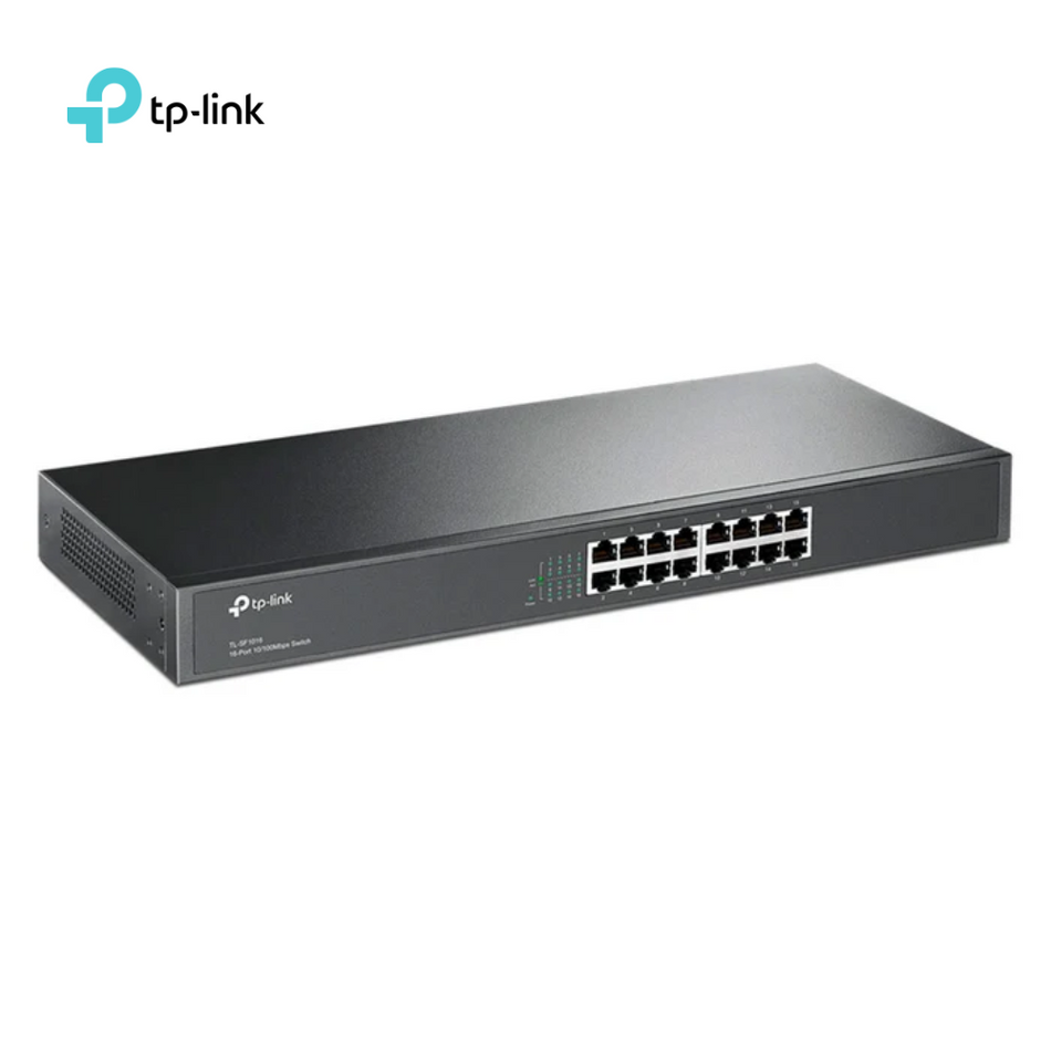 TP-LINK TL-SF1016 - SWITCH DE 16 PUERTOS 10/100MBPS PARA MONTAJE EN RACK
