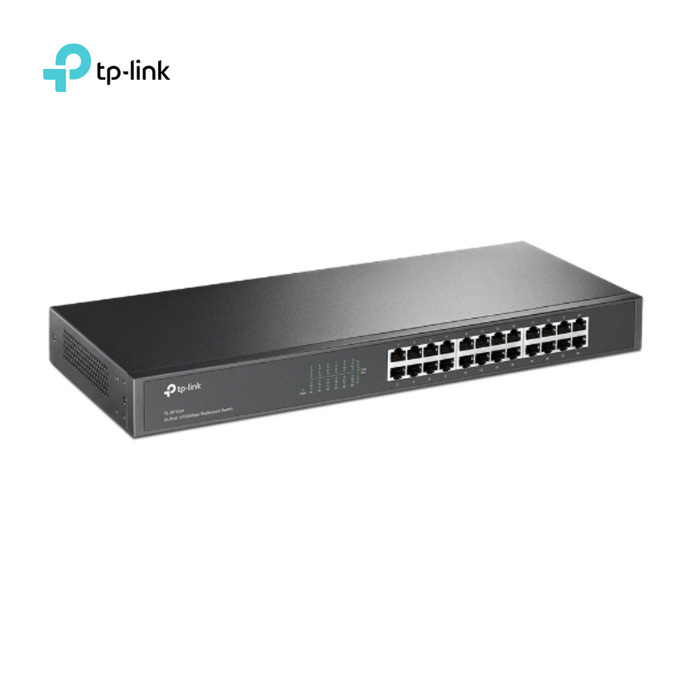 TP-LINK TL-SF1024 - SWITCH DE 24 PUERTOS A 10/100 MBPS PARA MONTAJE EN RACK