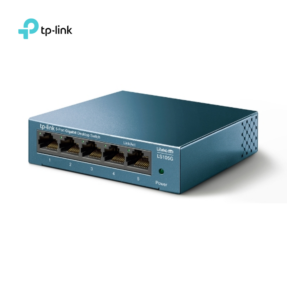 TP-LINK LS105G SWITCH 5 PUERTOS GIGABIT