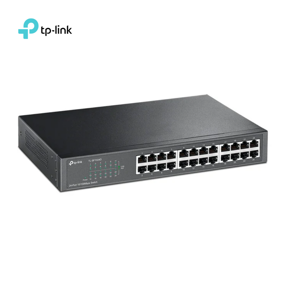 TP-LINK SF1024D SWITCH 24 PUERTOS FAST ETHERNET 10/100MBPS