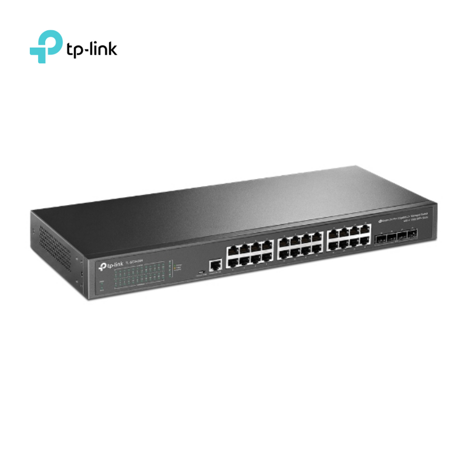 TP-LINK SG3428X SWITCH OMADA 24 PUERTOS GIGABIT 4SFP 10G L2