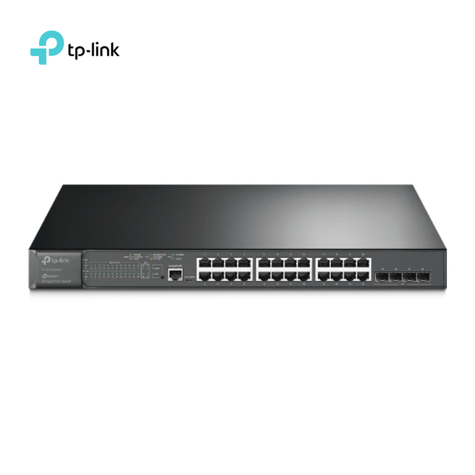 TP-LINK SG3428MP SWITCH OMADA POE 24 PUERTOS GIGABIT Y 4SFP