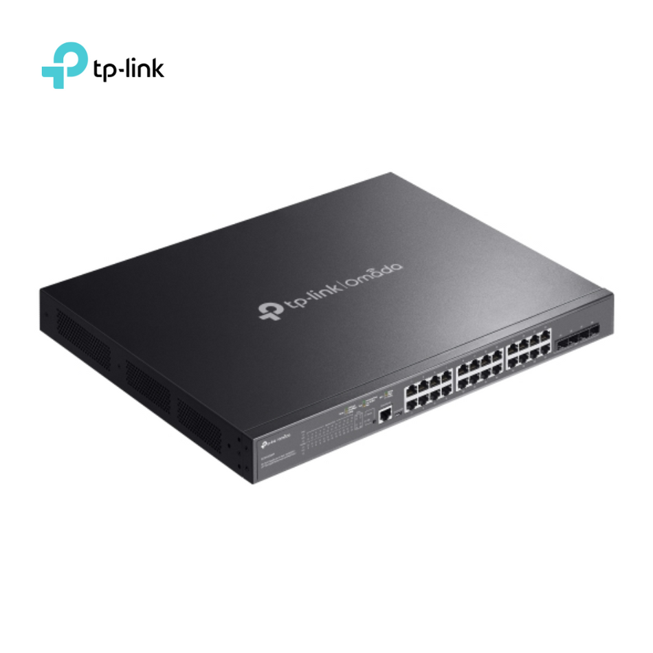 TP-LINK SG3428XMP SWITCH OMADA POE 24 PUERTOS GIGABIT Y 4SFP 10GE L2