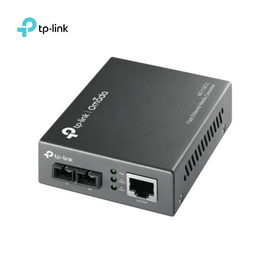 TP-LINK MC110CS MEDIA CONVERTER MONOMODO SC 10/100MBPS 20KM