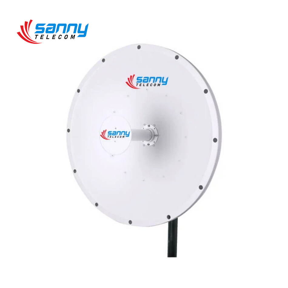 SANNY TELECOM STD6G30M2-PRO-2PK PACK DE 2 ANTENAS PARA PTP 25KM 30DBI 5GHZ