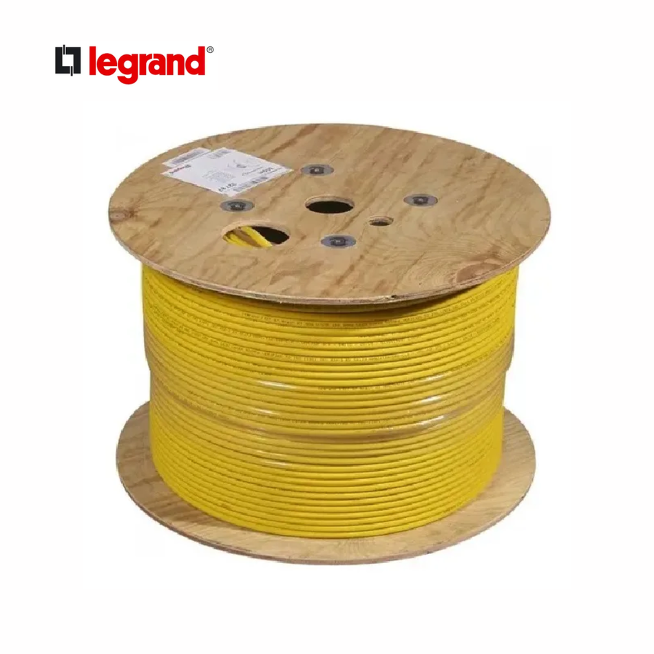 LEGRAND LE-032869 - CABLE CAT6A F/UTP LSZH-3 ROLLO 500M AMARILLO 23AWG