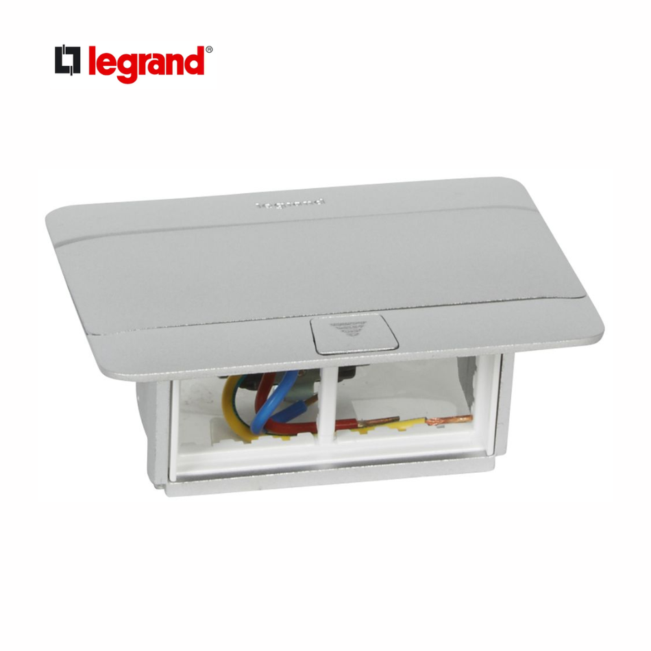 LEGRAND LE-054011 - CAJA POP-UP PARA 4 MÓD. MOSAIC. ALUMINIO MATE.
