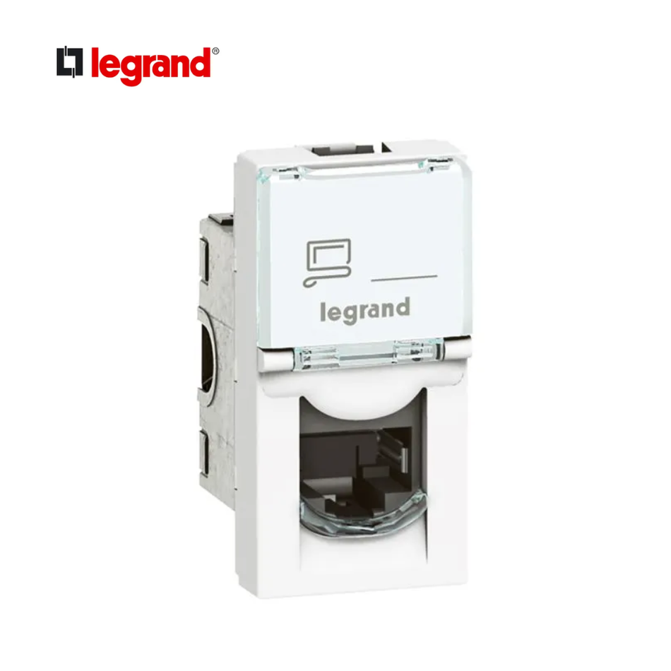 LEGRAND LE-076561 - TOMA RJ45 CAT6 UTP MOSAIC - 1 MODULO BLANCO