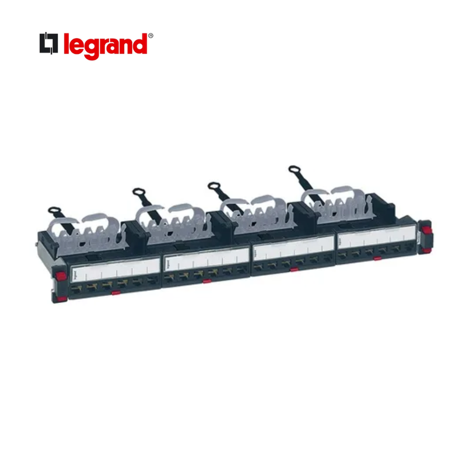 LEGRAND 033790 PATCH PANEL PLANO DE 24 PUERTOS VACIO 1U LCS3