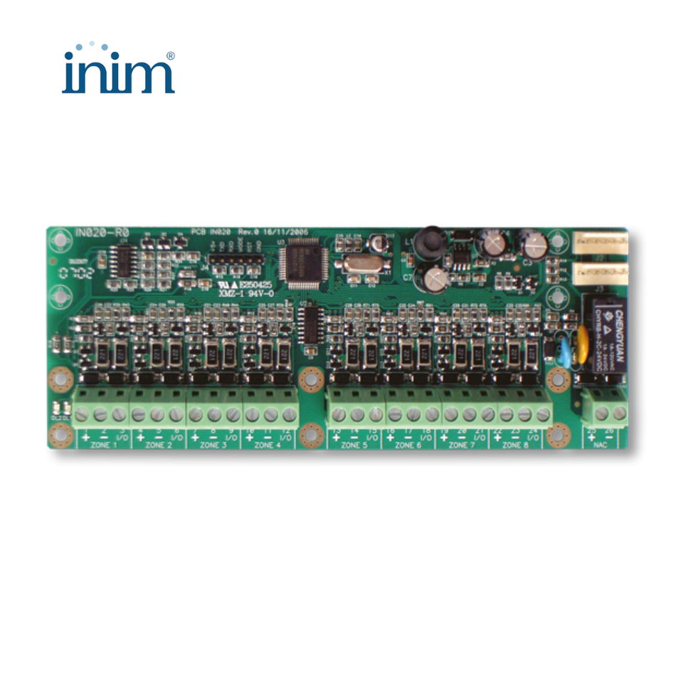 INIM SMARTLINE/8Z - MODULO DE EXPANSION DE 8 ZONAS Y SALIDA NAC - CERTIFICACION EN54