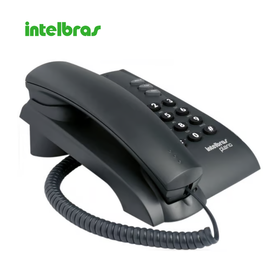 INTELBRAS 4080051 - TELEFONO PLENO NEGRO