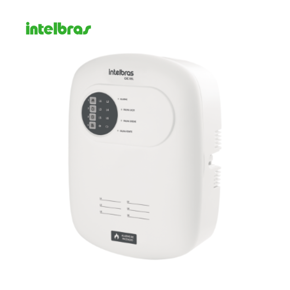 INTELBRAS 4610126 - CENTRAL DE ALARMA DE INCENDIO CONVENCIONAL 6 ZONAS