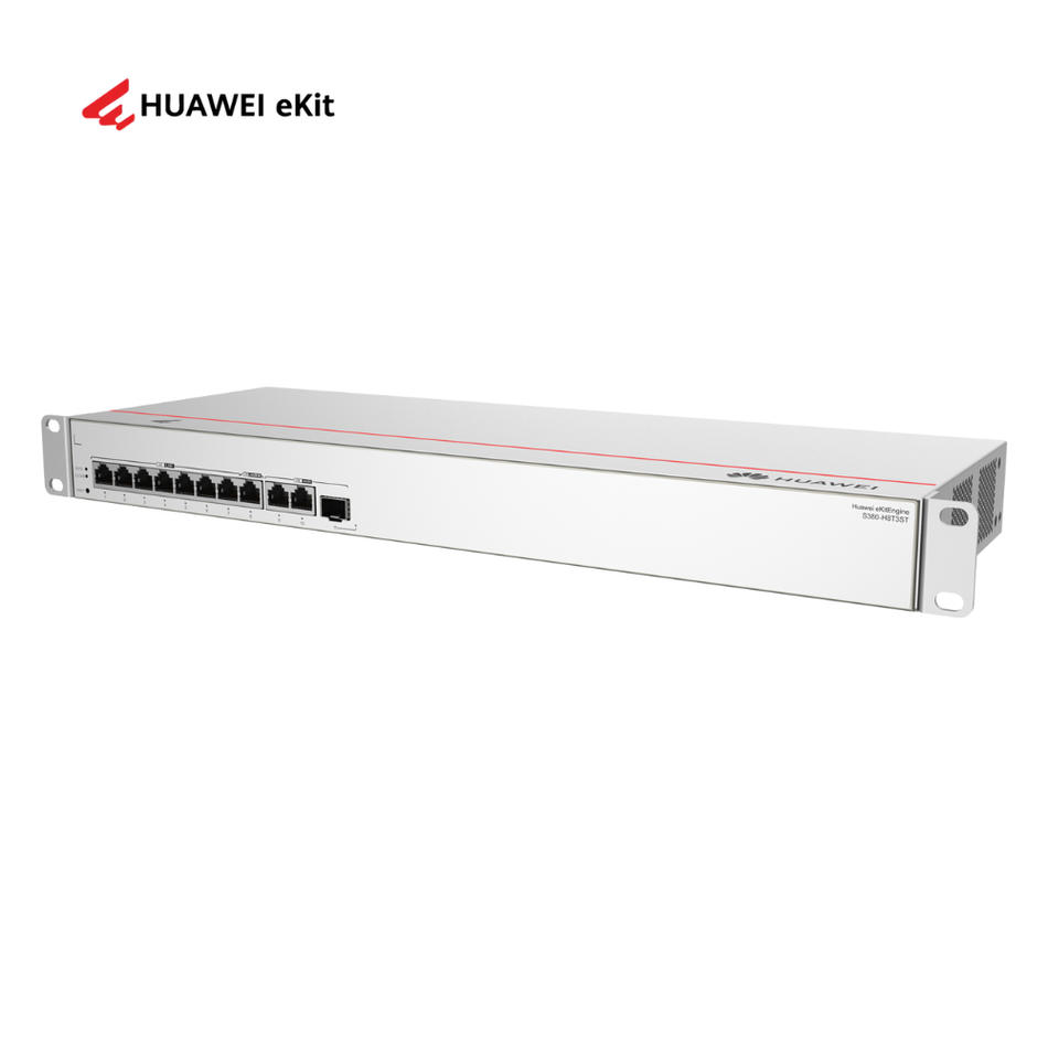 HUAWEI S380-H8T3ST - GATEWAY MULTISERVICIO EKITENGINE, ROUTER EMPRESARIAL CON 2 GE WAN, 1 SFP WAN Y 8 GE LAN