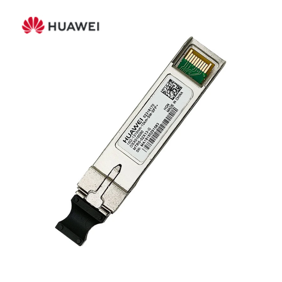 TRANSCEIVER ÓPTICO HUAWEI (OSX010000), 10GBASE-LR, 10GBIT/S, SFP+, SMF, LC, 1310NM, 10KM