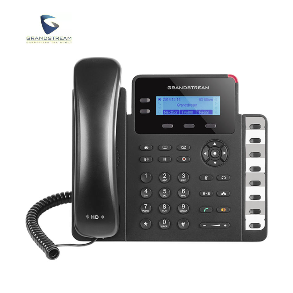 GRANDSTREAM GXP1628 TELÉFONO IP 2 CUENTAS SIP