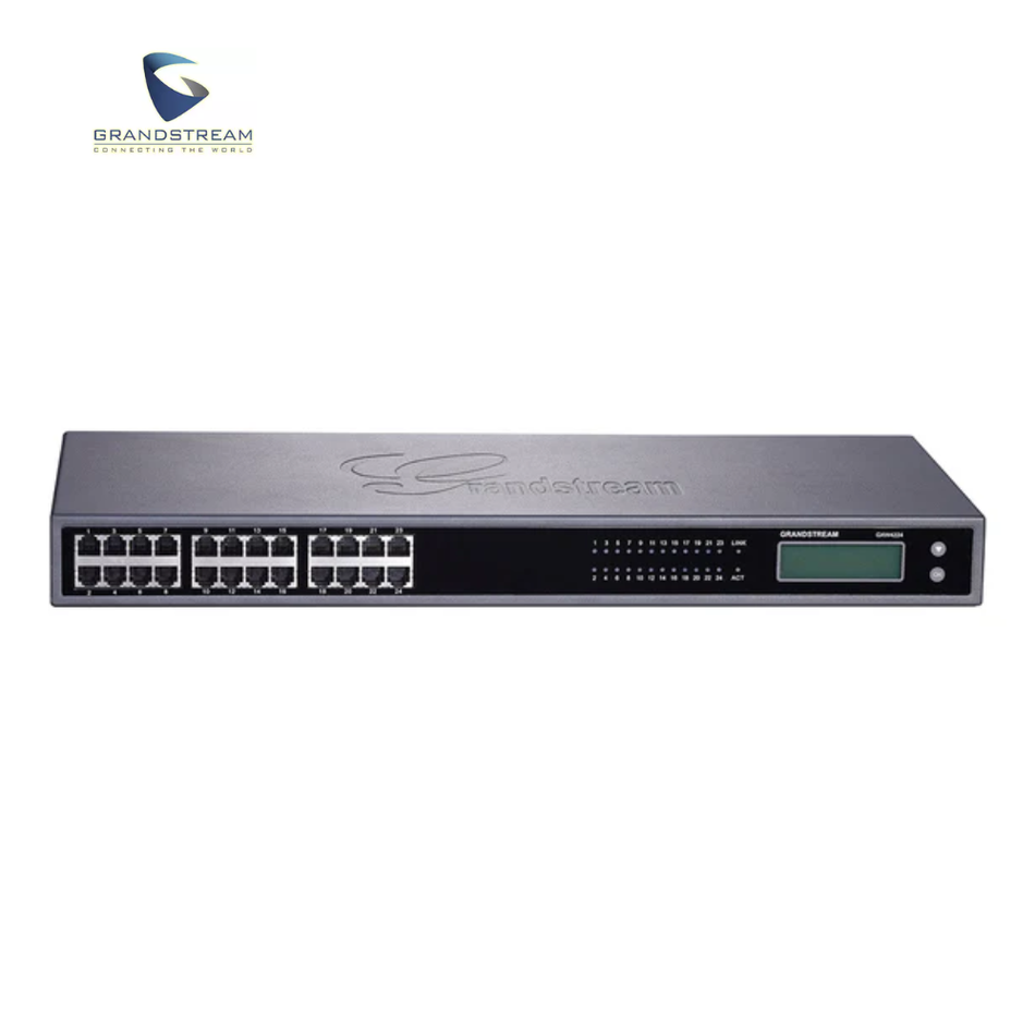 GRANDSTREAM GXW4224 GATEWAY VOIP ANALÓGICO FXS CON 24 PUERTOS FXS, 1 PUERTO GIGABIT